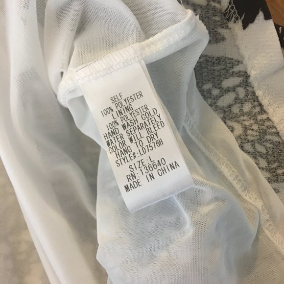 L'Atiste Black and White Dress - Large - Picture 7 of 7